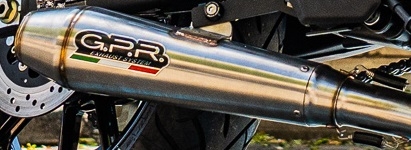 Pot echappement compatible avec Ural Gear Up 2020-2024, Ultracone, Pot échappement complet, non légal pour les pays de l'UE, avec db killer amovible 