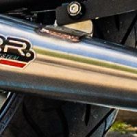 Pot echappement compatible avec Ural Gear Up 2020-2024, Ultracone, Pot échappement complet, non légal pour les pays de l'UE, avec db killer amovible 