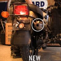 Pot echappement compatible avec Ural Gear Up 2017-2019, Ultracone, Pot échappement homologué et légal, silencieux avec mi-collecteur y db killer amovible 