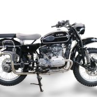 Pot echappement compatible avec Ural Gear Up 2020-2024, Ultracone, Pot échappement complet, non légal pour les pays de l'UE, avec db killer amovible 
