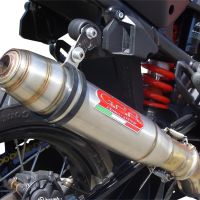 Pot echappement compatible avec Ktm Lc 8 Adventure 1190 2013-2016, Deeptone Inox, Pot échappement racing, avec les tuyaux de liaison, article sans homologation 