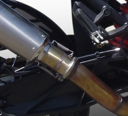 Pot echappement compatible avec Ktm Lc 8 Adventure 1090 2017-2020, Furore Evo4 Nero, Échappement légal, homologué,silencieux avec db killer amovible et tuyau de liaison spécifique 
