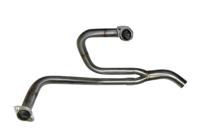 Exhaust compatible with Honda Africa Twin XRV 750 RD07 1993-2003, Decatalizzatore, Decat pipe 