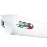 Pot echappement compatible avec Bmw R 1200 Gs -Adventure 2013-2013, Albus Ceramic, Homologué et légal, système d'échappement complet, avec db killer amovible 