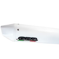 Pot echappement compatible avec Bmw R 1200 Gs -Adventure 2013-2013, Albus Ceramic, Homologué et légal, système d'échappement complet, avec db killer amovible 