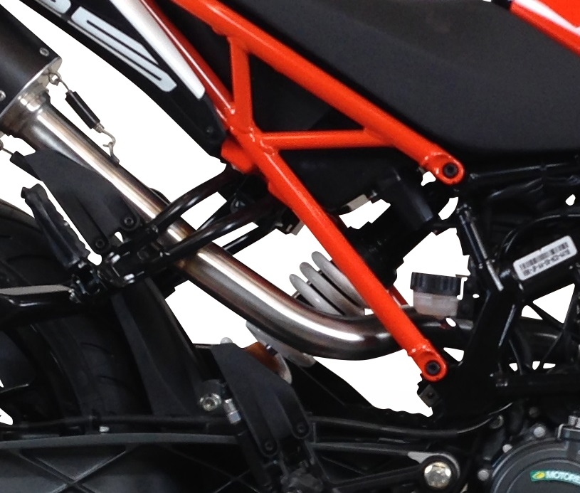 Pot echappement compatible avec Ktm Duke 125 2017-2020, Albus Evo4, Pot Echappement homologué pour les marchés non européens 