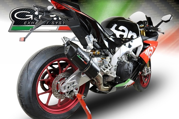 Pot echappement compatible avec Aprilia Tuono 1100 V4 Rr 2017-2020, Furore Evo4 Nero, Pot Echappement homologué pour les marchés non européens 