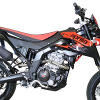 Pot echappement compatible avec Aprilia Rx 125 2018-2020, Decatalizzatore, Suppresseur de cataliseu, décatalyseurr, article sans homologation 