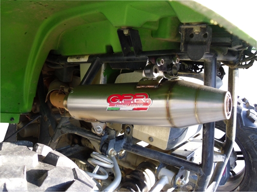Pot echappement compatible avec Artic Cat Thundercat 1000 2011-2021, Deeptone Atv, Échappement légal, homologué,silencieux avec db killer amovible et tuyau de liaison spécifique 