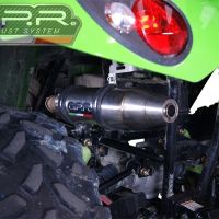 Pot echappement compatible avec Artic Cat Trv 700 2009-2017, Deeptone Atv, Échappement légal, homologué,silencieux avec db killer amovible 