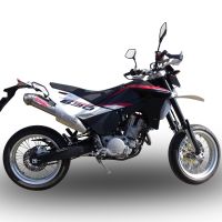 Pot echappement compatible avec Husqvarna TE 630 E - SMS 630 - Smr 630 2010-2014, Powercone Evo, Paire de pot d'échappement homologuées, livrées avec db killer amovible et raccords spécifiques 