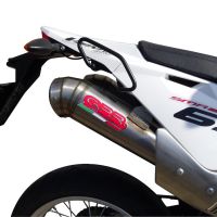 Pot echappement compatible avec Husqvarna TE 630 E - SMS 630 - Smr 630 2010-2014, Powercone Evo, Paire de pot d'échappement homologuées, livrées avec db killer amovible et raccords spécifiques 