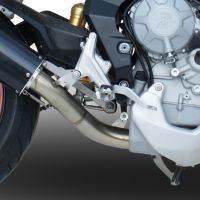 Pot echappement compatible avec Mv Agusta Rivale - Stradale 800 2014-2016, Albus Ceramic, Échappement légal, homologué,silencieux avec db killer amovible et tuyau de liaison spécifique 
