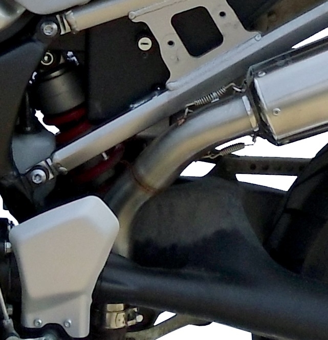 Pot echappement compatible avec Yamaha Xt 1200 Z Supertenere 2017-2020, Trioval, Échappement légal, homologué,silencieux avec db killer amovible et tuyau de liaison spécifique 