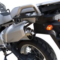 Pot echappement compatible avec Yamaha Xt 1200 Z Supertenere 2017-2020, Trioval, Échappement légal, homologué,silencieux avec db killer amovible et tuyau de liaison spécifique 