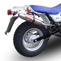 Pot echappement compatible avec Suzuki Rv 125 Van Van 2003-2017, Deeptone Inox, Échappement légal, homologué,silencieux avec db killer amovible et tuyau de liaison spécifique 