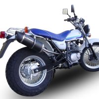 Pot echappement compatible avec Suzuki Rv 125 Van Van 2003-2017, Furore Nero, Échappement légal, homologué,silencieux avec db killer amovible et tuyau de liaison spécifique 