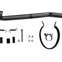 Pot echappement compatible avec Suzuki Rv 200 Van Van 2016-2017, Albus Ceramic, Échappement légal, homologué,silencieux avec db killer amovible et tuyau de liaison spécifique 
