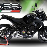 Pot echappement compatible avec Yamaha Tracer 9 GT 2021-2024, M3 Inox , Pot échappement complet, non légal pour les pays de l'UE, avec db killer amovible 