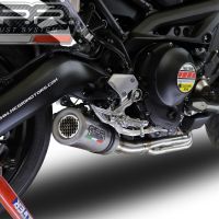 Pot echappement compatible avec Yamaha Tracer 9 GT 2021-2024, M3 Inox , Pot échappement complet, non légal pour les pays de l'UE, avec db killer amovible 