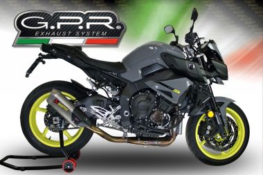 Pot echappement compatible avec Yamaha Mt-10 2016-2024, Decatalizzatore, Suppresseur de cataliseu, décatalyseurr, article sans homologation 