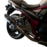 Pot echappement compatible avec Suzuki Gsf 1200 Bandit - S 2005-2006, Furore Nero, Échappement légal, homologué,silencieux avec db killer amovible et tuyau de liaison spécifique 