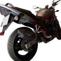 Pot echappement compatible avec Suzuki Gsf 1200 Bandit - S 2005-2006, Furore Nero, Échappement légal, homologué,silencieux avec db killer amovible et tuyau de liaison spécifique 