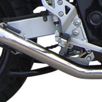 Pot echappement compatible avec Suzuki Gsf 1200 Bandit - S 1997-2004, Trioval, Échappement légal, homologué,silencieux avec db killer amovible et tuyau de liaison spécifique 