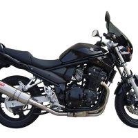 Pot echappement compatible avec Suzuki Gsf 1200 Bandit - S 1997-2004, Trioval, Échappement légal, homologué,silencieux avec db killer amovible et tuyau de liaison spécifique 