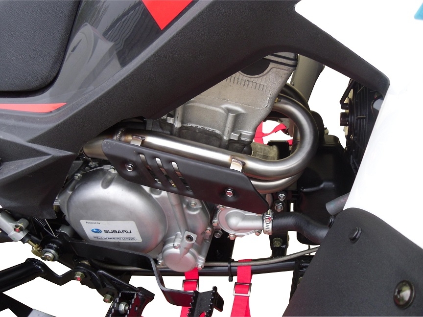 Pot echappement compatible avec Beeline Bestia 3.3 Supermoto -Offroad 2011-2021, Deeptone Atv, Homologué et légal, système d'échappement complet, avec db killer amovible 