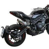 Pot echappement compatible avec Benelli 752 S 2019-2021, Powercone Evo, Échappement légal, homologué,silencieux avec db killer amovible et tuyau de liaison spécifique 