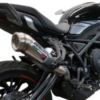 Pot echappement compatible avec Benelli 752 S 2019-2021, Powercone Evo, Échappement légal, homologué,silencieux avec db killer amovible et tuyau de liaison spécifique 