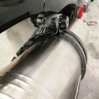 Pot echappement compatible avec Beta Alp 4.0 2018-2020, Furore Evo4 Nero, Pot échappement complet, non légal pour les pays de l'UE, avec db killer amovible 