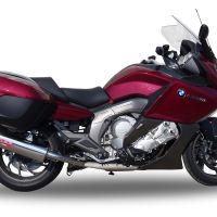 Pot echappement compatible avec Bmw K 1600 Gt 2010-2016, Trioval, Paire de pot d'échappement homologuées, livrées avec db killer amovible et raccords spécifiques 