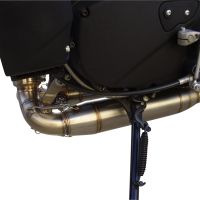 Pot echappement compatible avec Buell Xb 12 2003-2007, Deeptone Inox, Paire de pot d'échappement homologuées, livrées avec db killer amovible et raccords spécifiques 