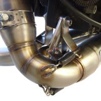 Pot echappement compatible avec Buell Xb 12 2003-2007, Deeptone Inox, Paire de pot d'échappement homologuées, livrées avec db killer amovible et raccords spécifiques 