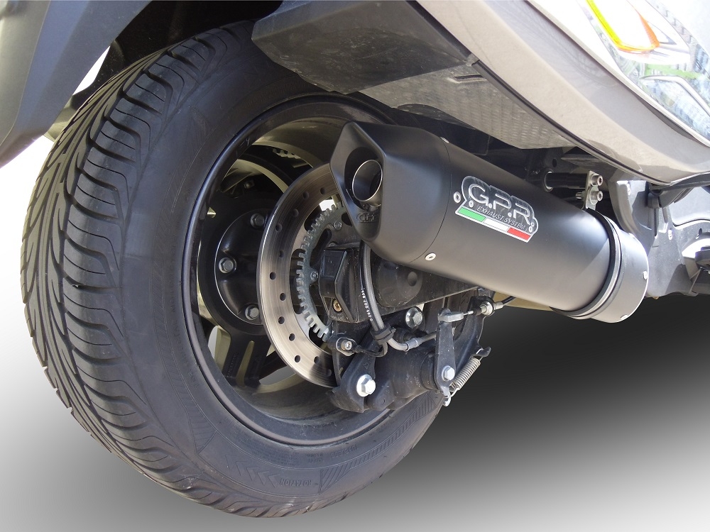 Pot echappement compatible avec Can Am Spyder 1000 Gs 2007-2009, Furore Nero, Échappement légal, homologué,silencieux avec db killer amovible et tuyau de liaison spécifique 