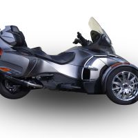 GPR exhaust compatible with  Can Am Spyder 1000 St - Sts 2013-2016, New Grand Prix Evo Poppy, Slip-on exhaust including removable db killer and link pipe, not EPA-compliant 