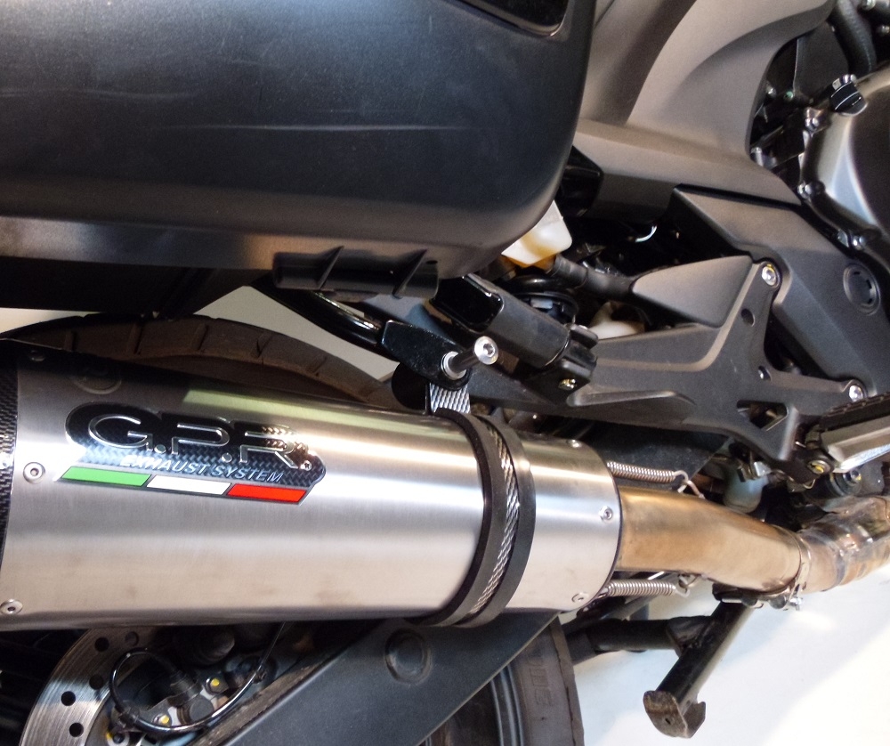 Pot echappement compatible avec Honda Cbf 1000 - ST 2010-2016, Trioval, Échappement légal, homologué,silencieux avec db killer amovible et tuyau de liaison spécifique 