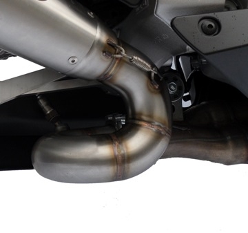 Pot echappement compatible avec Honda Cbr 1000 Rr 2008-2011, Satinox , Échappement légal, homologué,silencieux avec db killer amovible et tuyau de liaison spécifique 