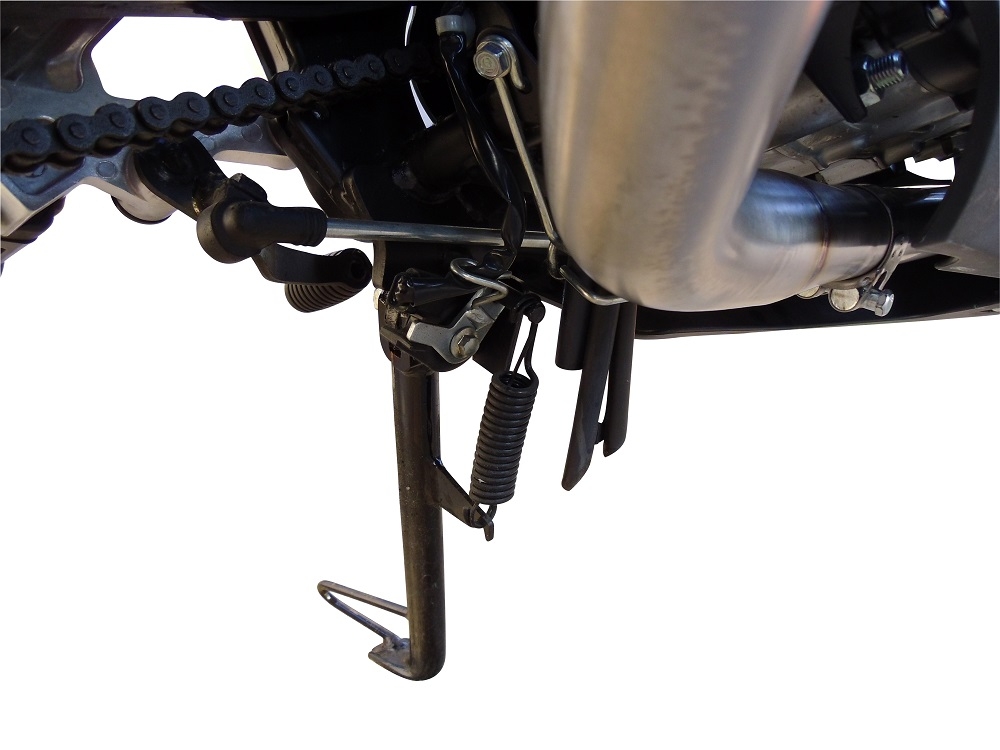Pot echappement compatible avec Honda Cbr 125 R 2011-2016, Furore Nero, Pot échappement complet, non légal pour les pays de l'UE, avec db killer amovible 