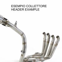 Pot echappement compatible avec Honda Cbr 600 Rr 2007-2018, Tiburon Poppy, Pot échappement racing, avec les tuyaux de liaison, article sans homologation 