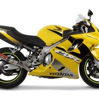 Pot echappement compatible avec Honda Cbr 600 F - Sport 2001-2007, Deeptone Inox, Échappement légal, homologué,silencieux avec db killer amovible et tuyau de liaison spécifique 