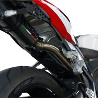 Pot echappement compatible avec Honda Cbr 600 Rr 2003-2004, Tiburon Titanium, Échappement légal, homologué,silencieux avec db killer amovible et tuyau de liaison spécifique 