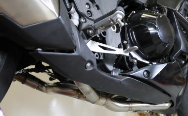 Pot echappement compatible avec Kawasaki Z 1000 Sx 2011-2016, Decatalizzatore, Suppresseur de cataliseu, décatalyseurr, article sans homologation 