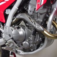 Pot echappement compatible avec Honda Crf 250 M 2013-2016, Albus Ceramic, Pot échappement complet, non légal pour les pays de l'UE, avec db killer amovible 