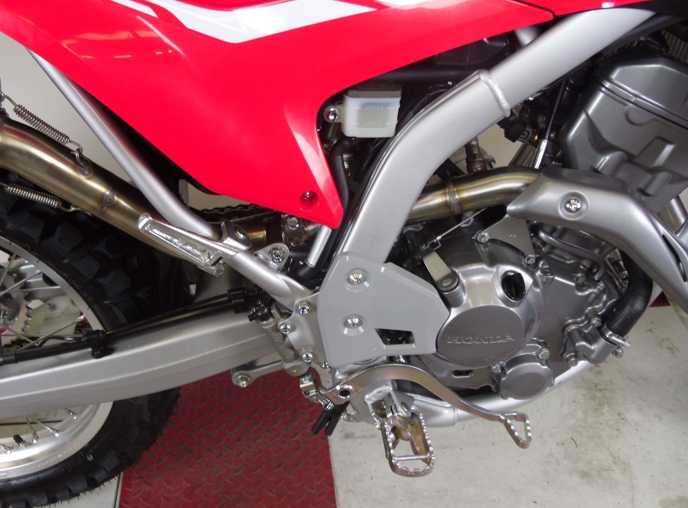 Pot echappement compatible avec Honda Crf 250 M 2013-2016, Albus Ceramic, Pot échappement complet, non légal pour les pays de l'UE, avec db killer amovible 