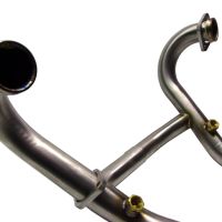 Pot echappement compatible avec Bmw R 1200 Gs -Adventure 2013-2013, Albus Ceramic, Homologué et légal, système d'échappement complet, avec db killer amovible 