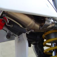 Pot echappement compatible avec Honda Crf 250 R 2003-2005, Albus Ceramic, Homologué et légal, système d'échappement complet, avec db killer amovible 