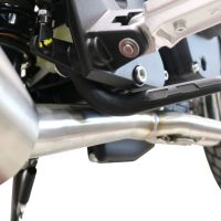 Pot echappement compatible avec Brixton CroSsfire 500 X 2020-2021, Decatalizzatore, Suppresseur de cataliseu, décatalyseurr, article sans homologation 
